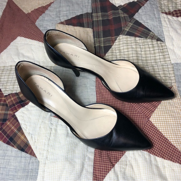 Tahari • Coco D’Orsay Style Leather Pump 10M - Picture 7 of 15